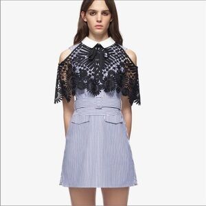 Self portrait mini strip dress